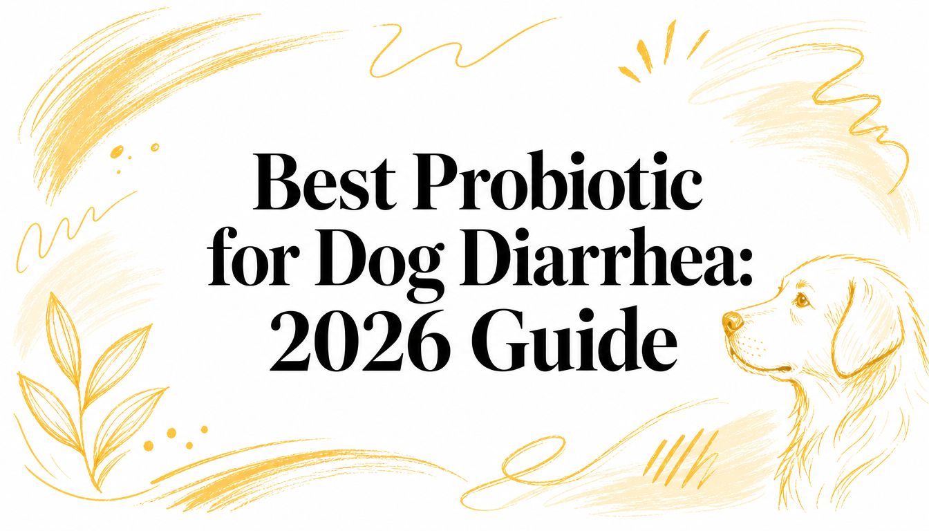 Best Probiotic for Dog Diarrhea: 2026 Guide