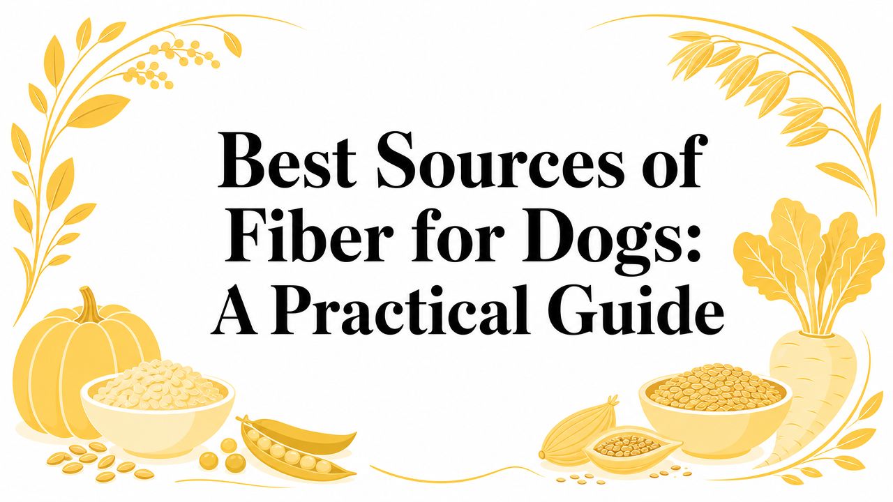 Best Sources of Fiber for Dogs: A Practical Guide