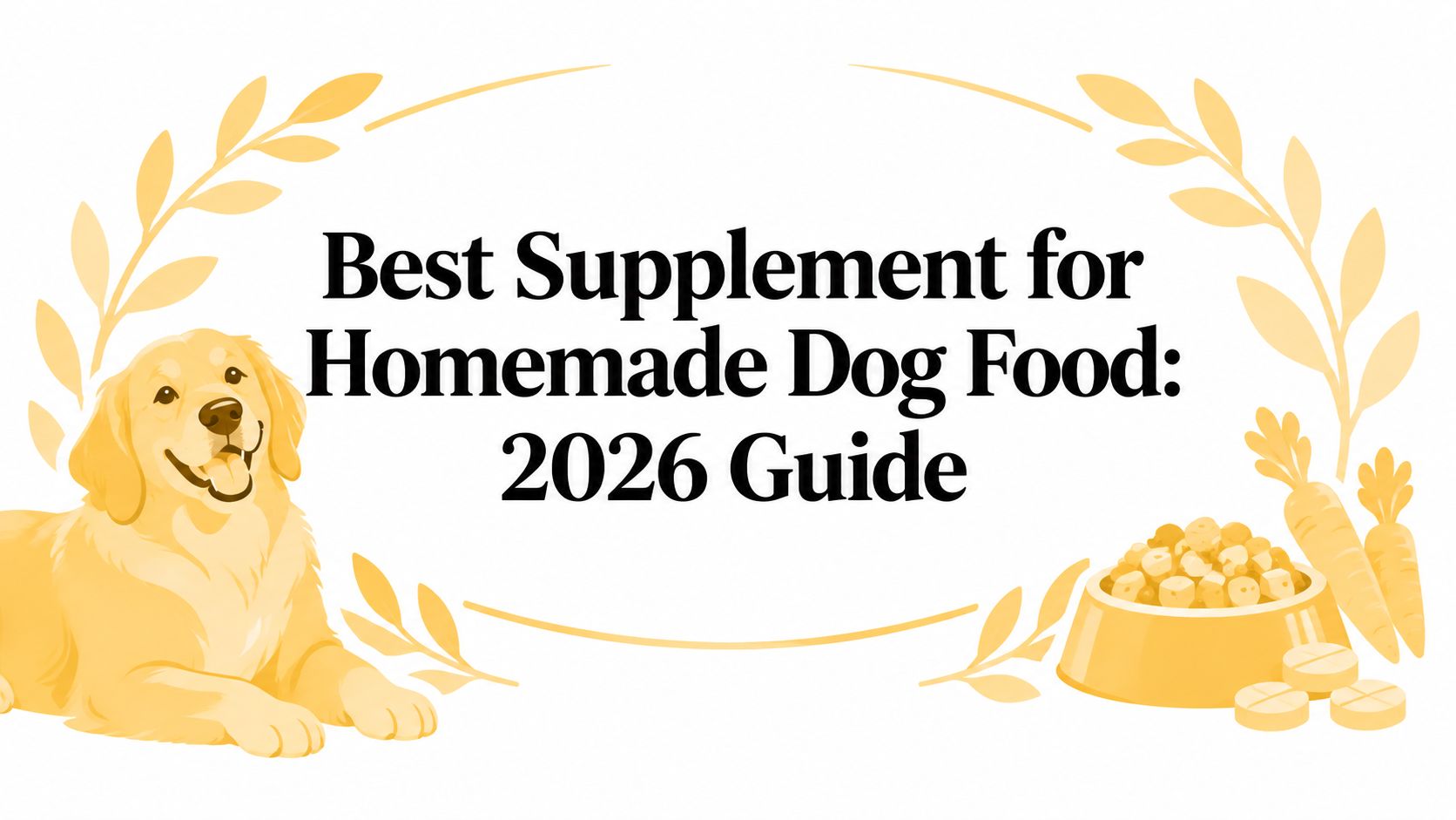 Best Supplement for Homemade Dog Food: 2026 Guide