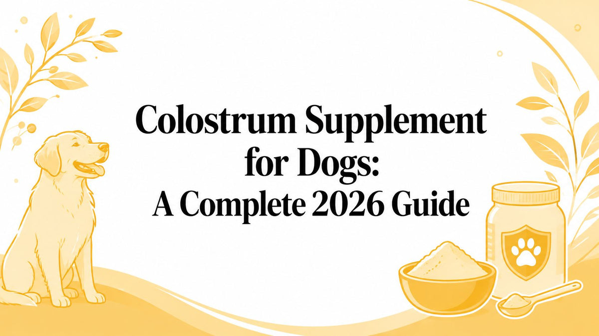 Colostrum Supplement for Dogs: A Complete 2026 Guide