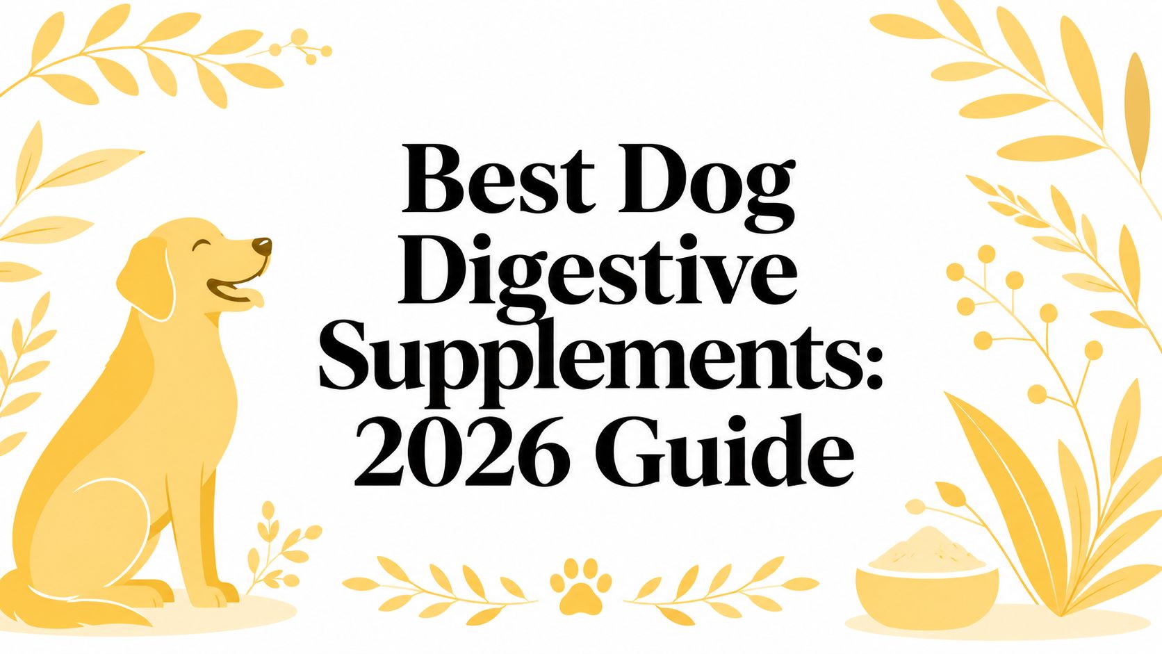 Best Dog Digestive Supplements: 2026 Guide