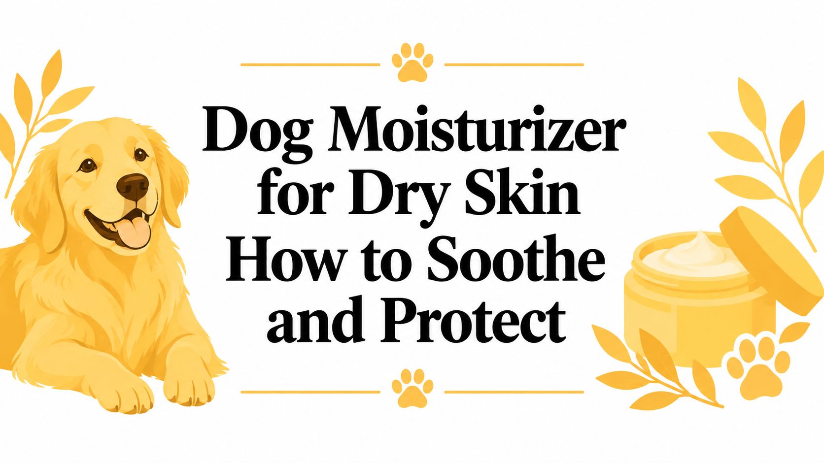 Dog Moisturizer for Dry Skin How to Soothe and Protect