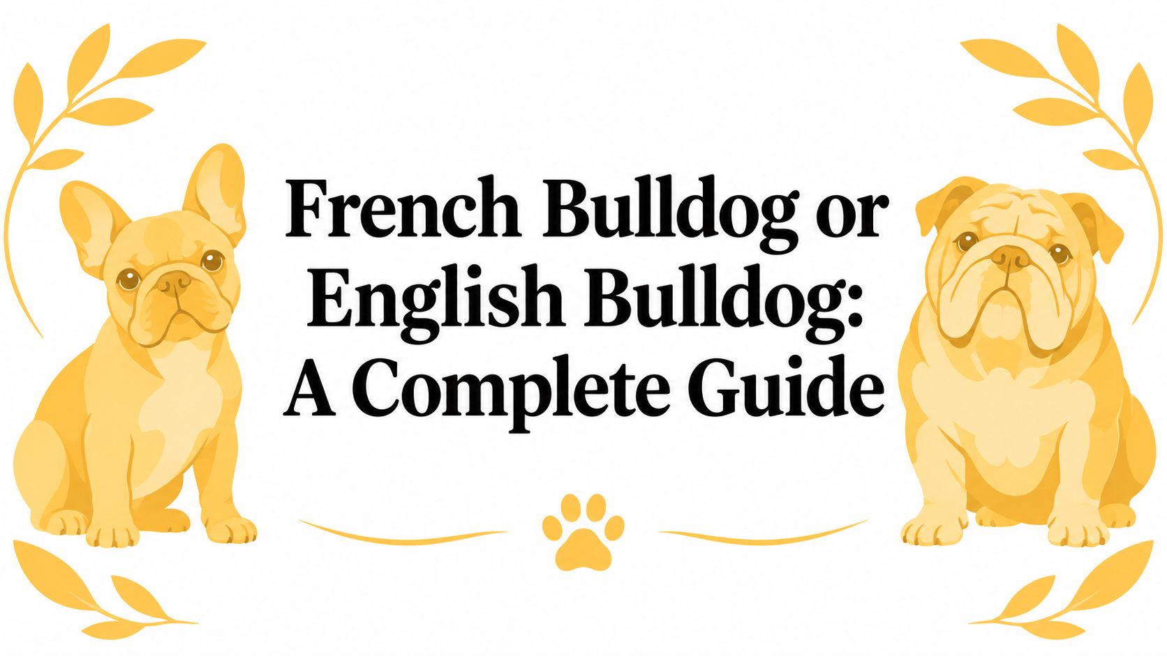 French Bulldog or English Bulldog: A Complete Guide
