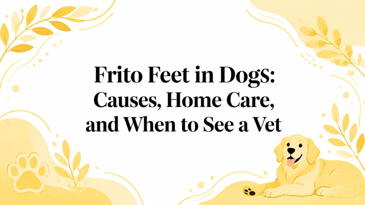 Frito Feet in Dogs: Causes, Home Care, and When to See a Vet