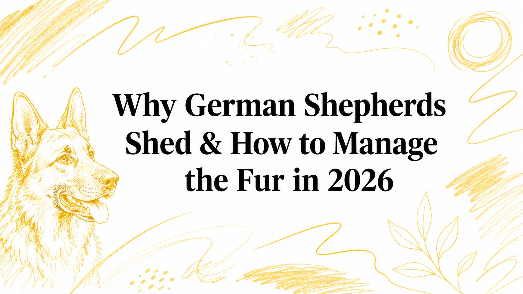 Why German Shepherds Shed & How to Manage the Fur in 2026