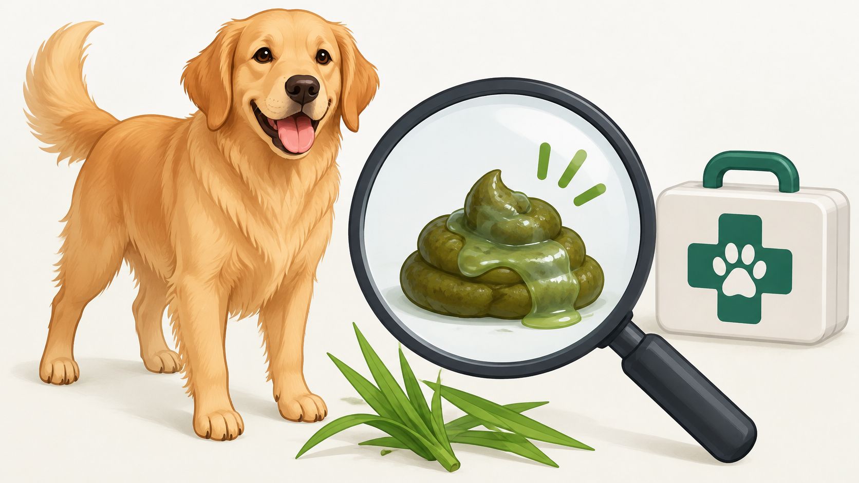 Green Mucus in Dog Poop: Causes, Red Flags and What to Do
