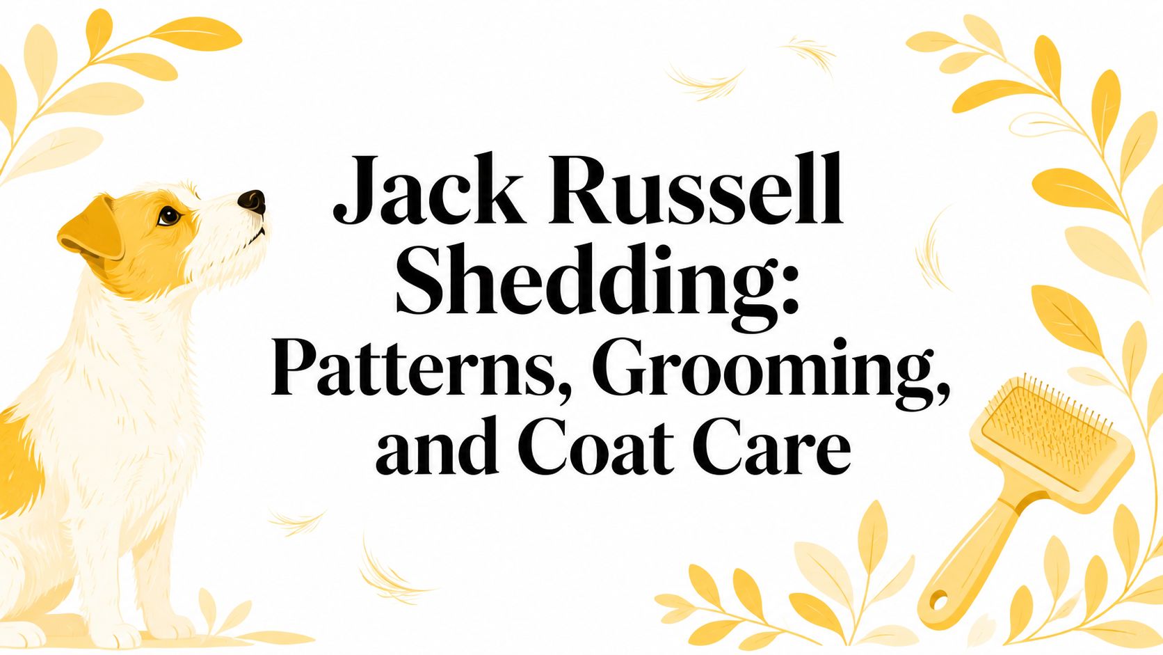 Jack Russell Shedding: Patterns, Grooming, and Coat Care