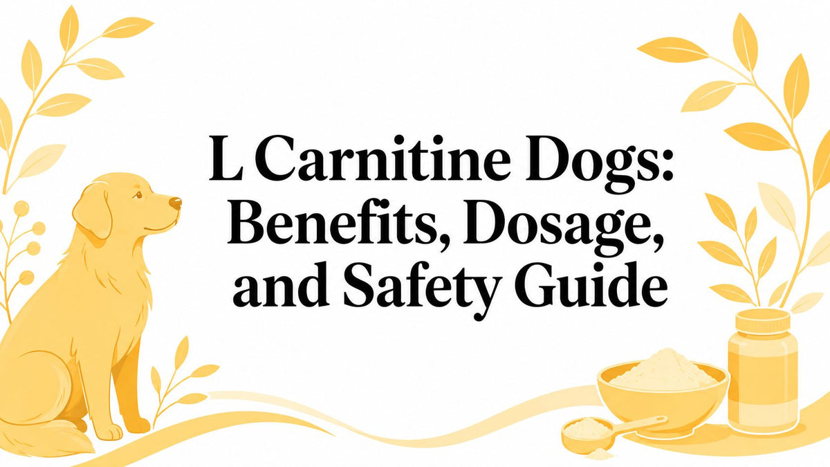 L Carnitine Dogs: Benefits, Dosage, and Safety Guide