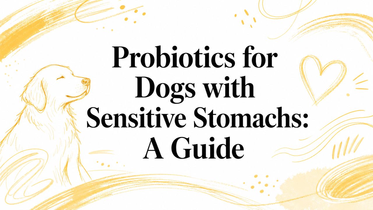 Probiotics for Dogs with Sensitive Stomachs: A Guide