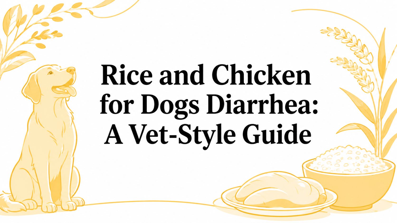Rice and Chicken for Dogs Diarrhea: A Vet-Style Guide