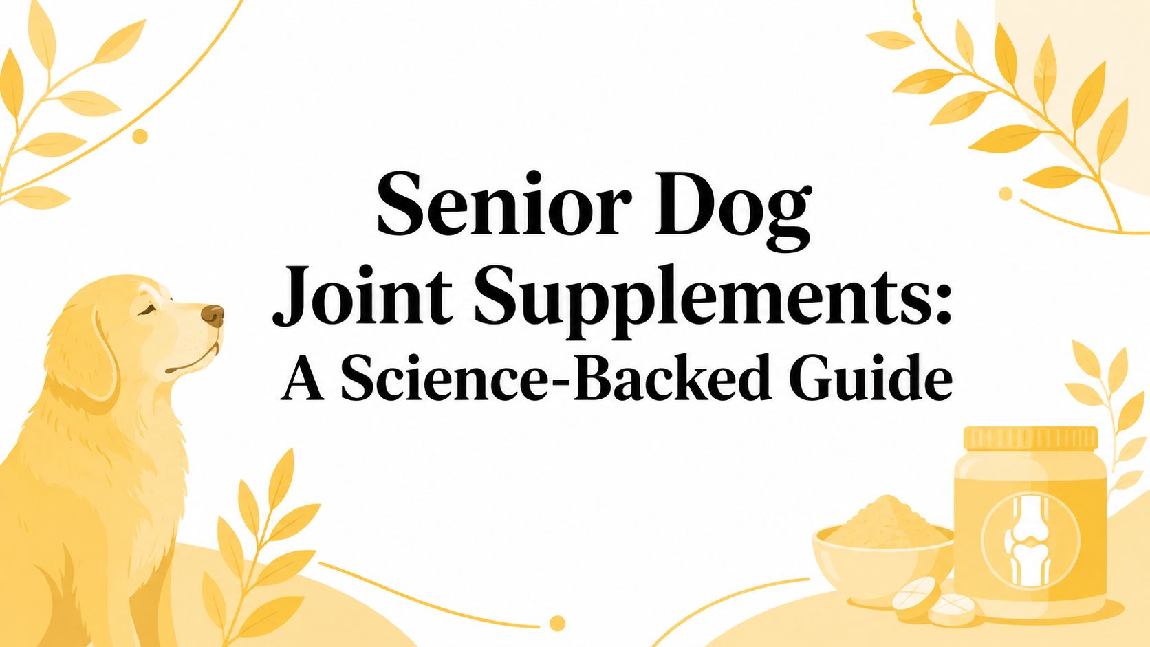 Senior Dog Joint Supplements: A Science-Backed Guide