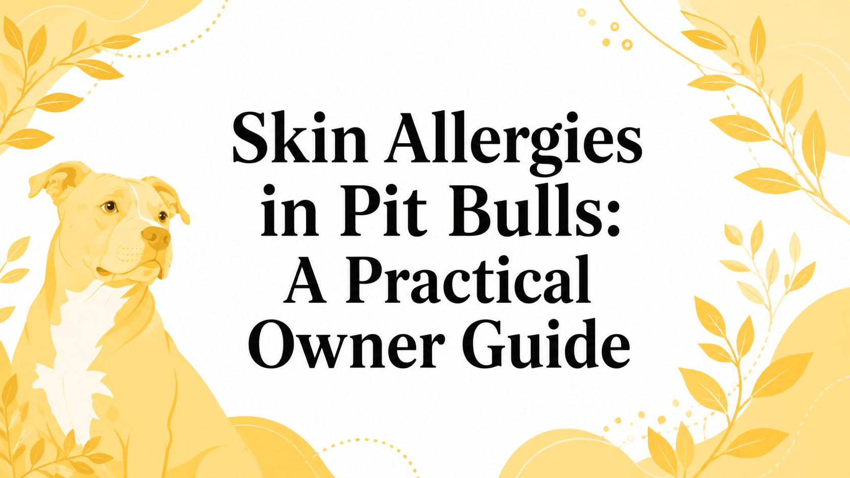 Skin Allergies in Pit Bulls: A Practical Owner Guide