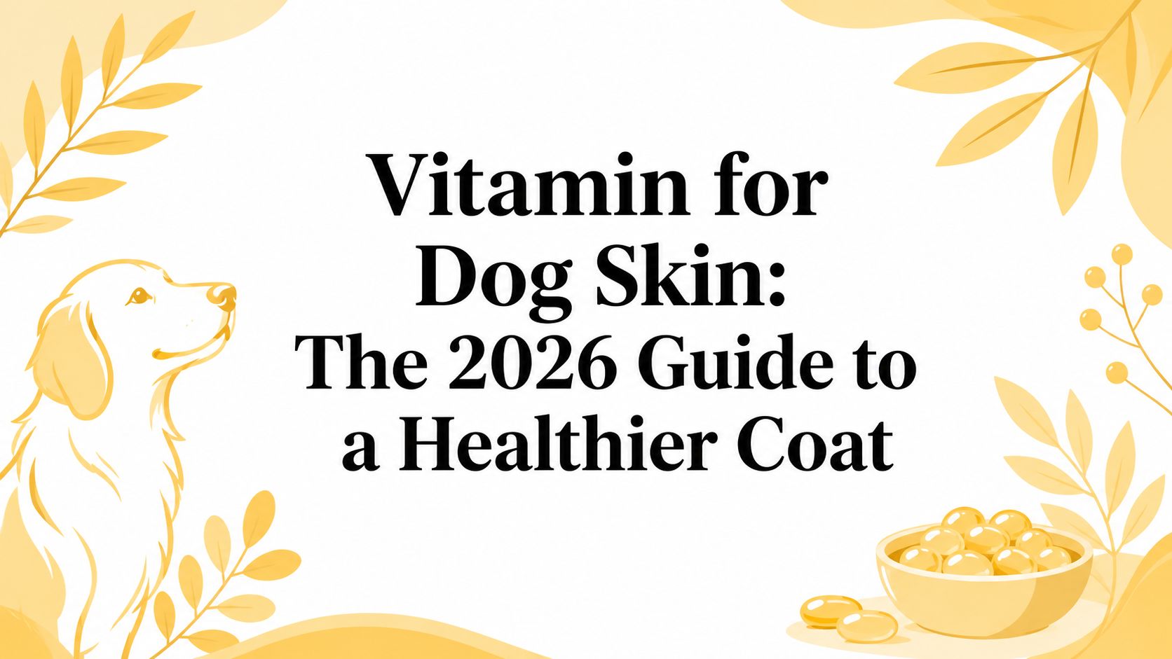Vitamin for Dog Skin: The 2026 Guide to a Healthier Coat